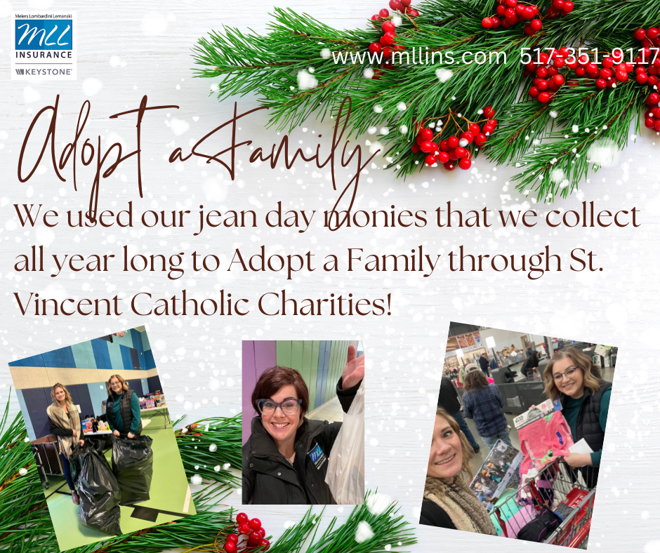 MLL Community Outreach Adopt A Family St. Vincent Catholic Charities